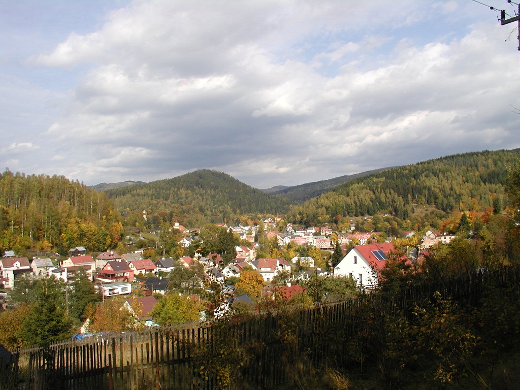 Vycházka z Kraslic do Sněžné - říjen 2012