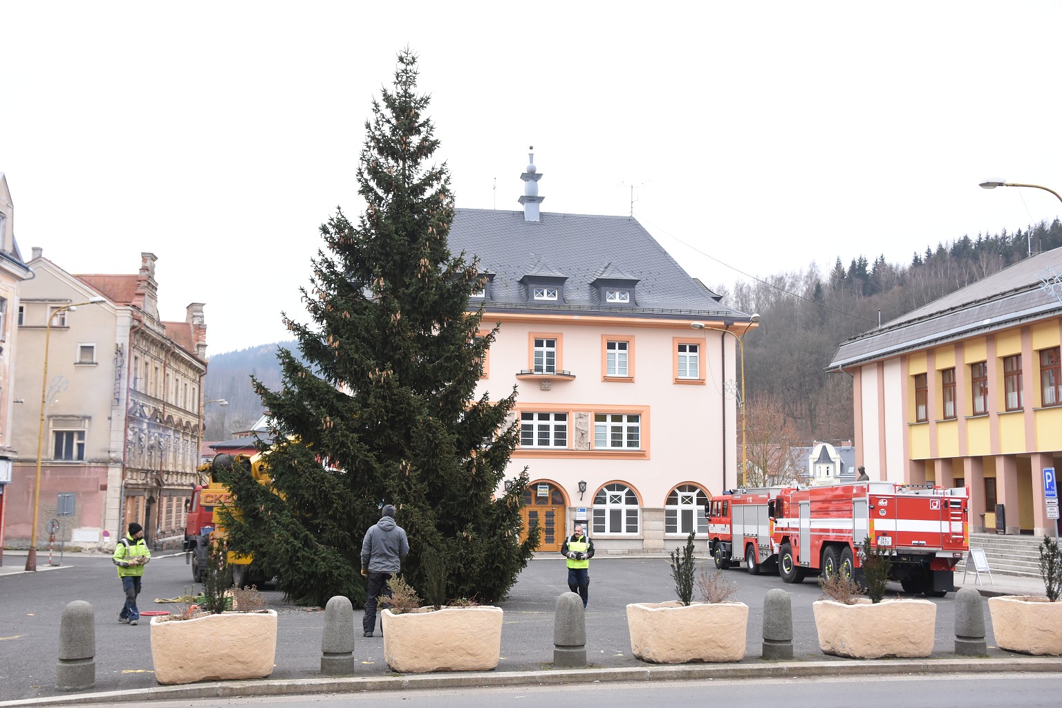 Rosvěcení vánočního stromu